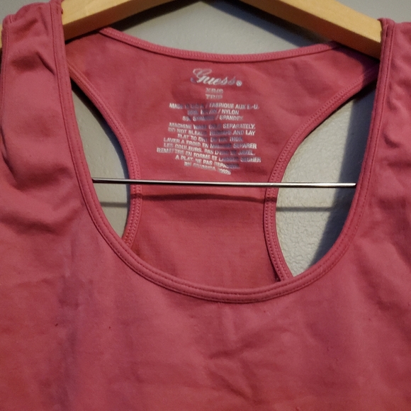 GUESS Pink Workout Tank - Size XS/S - NWT - Picture 2 of 8